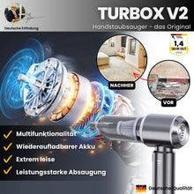 Lade das Bild in den Galerie-Viewer, TurboX V2 Handstaubsauger