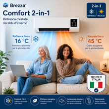 Lade das Bild in den Galerie-Viewer, Brezza Pro – Condizionatore Portatile & Riscaldatore senza Installazione | 2-in-1 | Fino a 51 m²
