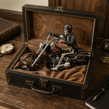 Lade das Bild in den Galerie-Viewer, Flammenreiter – Chopper-Windrad aus Edelstahl Handgemacht 85 cm