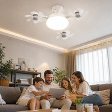 Carica l'immagine nel visualizzatore di Gallery, FreiKlima Pro Klimaventilator 2in1 – 4-Flügel einklappbarer Deckenventilator mit Kühlfunktion, Licht & Fernbedienung