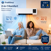 Lade das Bild in den Galerie-Viewer, FreiKlima Pro – Tragbare Klimaanlage & Heizung ohne Installation | 2-in-1 | Bis 51 m²