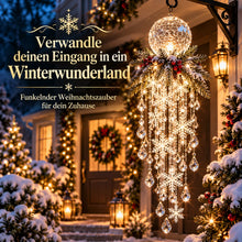 Carica l'immagine nel visualizzatore di Gallery, Kristall-Kaskade Winterglanz - LED-Weihnachtslicht für deinen leeren Sommer-Haken