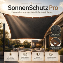 Lade das Bild in den Galerie-Viewer, SonnenSchutz Pro – Premium Sonnenschutz-Netz für Terrasse & Garten
