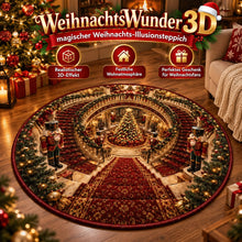 Lade das Bild in den Galerie-Viewer, WeihnachtsWunder 3D – magischer Weihnachts-Illusionsteppich