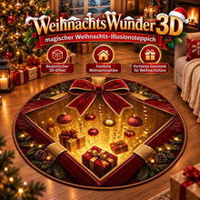 Lade das Bild in den Galerie-Viewer, WeihnachtsWunder 3D – magischer Weihnachts-Illusionsteppich