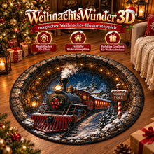 Lade das Bild in den Galerie-Viewer, WeihnachtsWunder 3D – magischer Weihnachts-Illusionsteppich