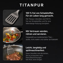 Carica l'immagine nel visualizzatore di Gallery, TitanPur Utensilien-Set zum Kochen und Grillen