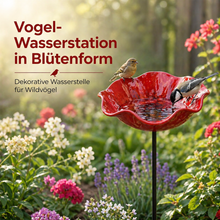 Lade das Bild in den Galerie-Viewer, Vogelblüten - Vogeltränke in Blütenform | 2er-Set
