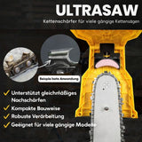 Affilacatene universale UltraSaw per i più comuni modelli di motoseghe