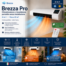 Carica l'immagine nel visualizzatore di Gallery, Brezza Pro – Klimagerät &amp; Heizlüfter ohne Installation | 2-in-1 | Bis zu 51 m²