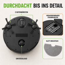 Carica l'immagine nel visualizzatore di Gallery, SaugPilot Pro – der kompakte Bodenhelfer für jeden Tag
