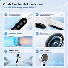 Carica l'immagine nel visualizzatore di Gallery, EisLuft Pro™ - Persönlicher Ventilator mit aktiver Sofortkühlung — 199 Stufen, ein Knopfdruck, sofort spürbar kühler.
