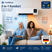 Lade das Bild in den Galerie-Viewer, Brezza Pro – Condizionatore Portatile &amp; Riscaldatore senza Installazione | 2-in-1 | Fino a 51 m²
