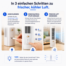 Lade das Bild in den Galerie-Viewer, HomeCooler™ Ultra - Mobile Klimaanlage – Keine Installation nötig | Kühlt sofort mit einem Druck
