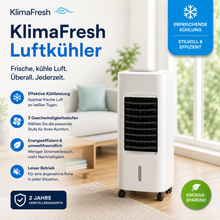 Lade das Bild in den Galerie-Viewer, KlimaFresh – Mobiler Luftkühler – Keine Installation erforderlich | Kühlt bis zu 50 m²
