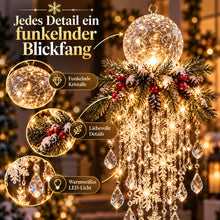 Carica l'immagine nel visualizzatore di Gallery, Kristall-Kaskade Winterglanz - LED-Weihnachtslicht für deinen leeren Sommer-Haken
