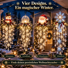 Carica l'immagine nel visualizzatore di Gallery, Kristall-Kaskade Winterglanz - LED-Weihnachtslicht für deinen leeren Sommer-Haken
