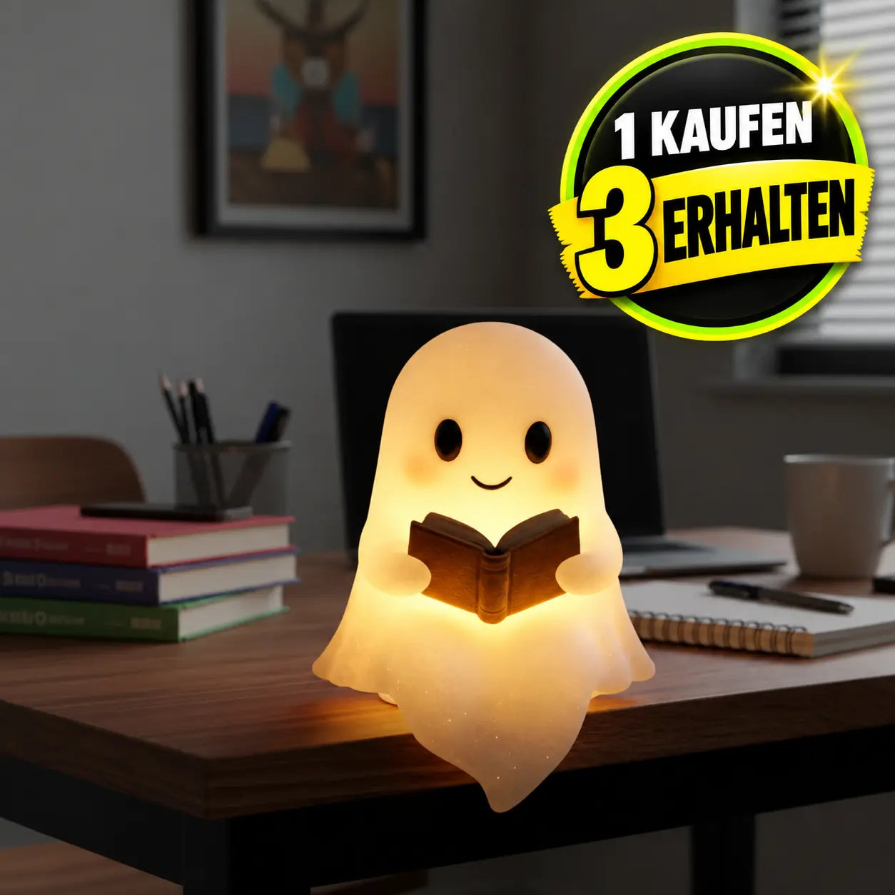 NachtGeist - Ein kleiner Geist, der Wärme & Licht spendet