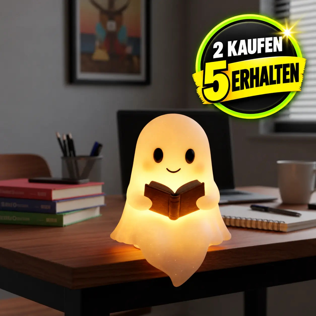 NachtGeist - Ein kleiner Geist, der Wärme & Licht spendet