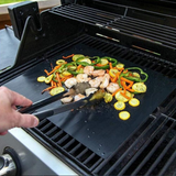Set di 5 GrillMat - tappetini per griglia di alta qualità per una grigliata salutare