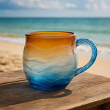 Bacio del sole – Tazza fatta a mano nei colori del tramonto