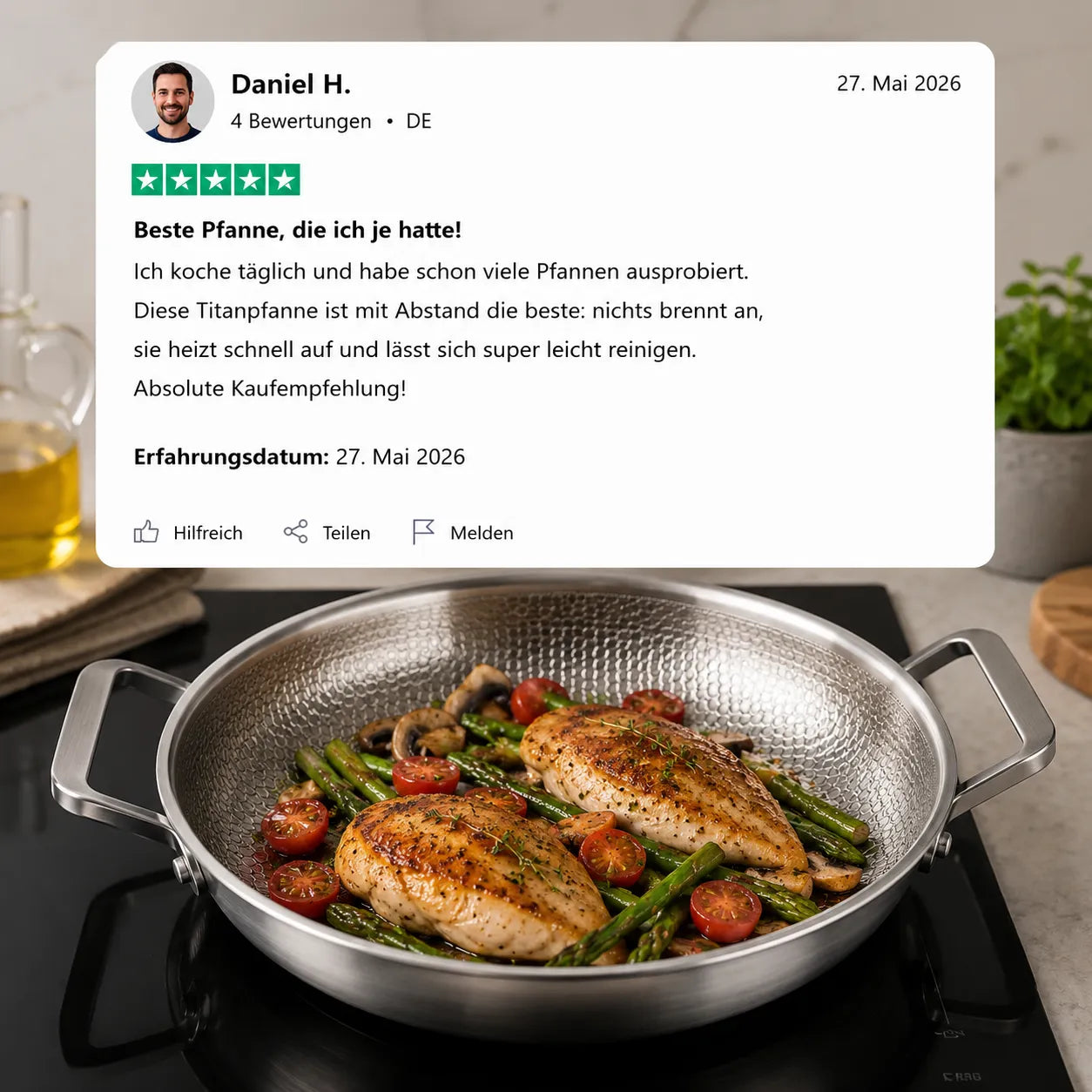 TitanPure Pro — Bratpfanne