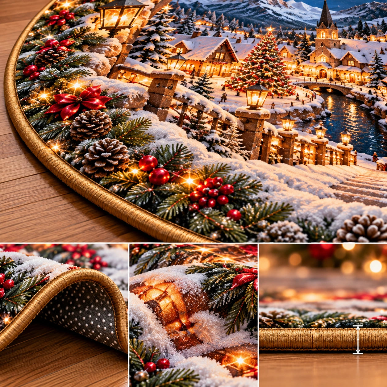 WeihnachtsWunder 3D – magischer Weihnachts-Illusionsteppich