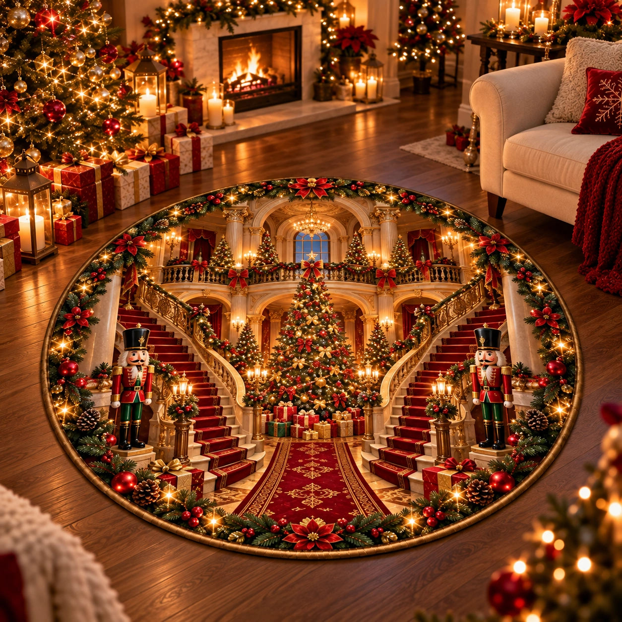 WeihnachtsWunder 3D – magischer Weihnachts-Illusionsteppich