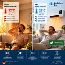 Lade das Bild in den Galerie-Viewer, FreiKlima Pro – energiesparende tragbare Komfortheizung mit hoher Heizleistung &amp; Sicherheitssystem ohne Installation | Bis 51 m²
