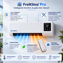 Lade das Bild in den Galerie-Viewer, FreiKlima Pro – energiesparende tragbare Komfortheizung mit hoher Heizleistung &amp; Sicherheitssystem ohne Installation | Bis 51 m²
