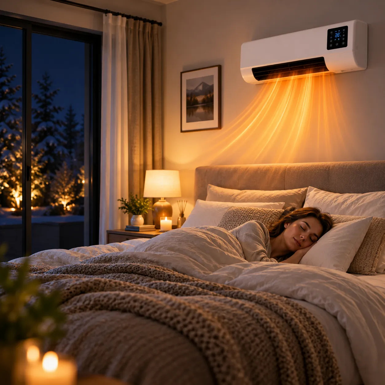 FreiKlima Pro – energiesparende tragbare Komfortheizung mit hoher Heizleistung & Sicherheitssystem ohne Installation | Bis 51 m²