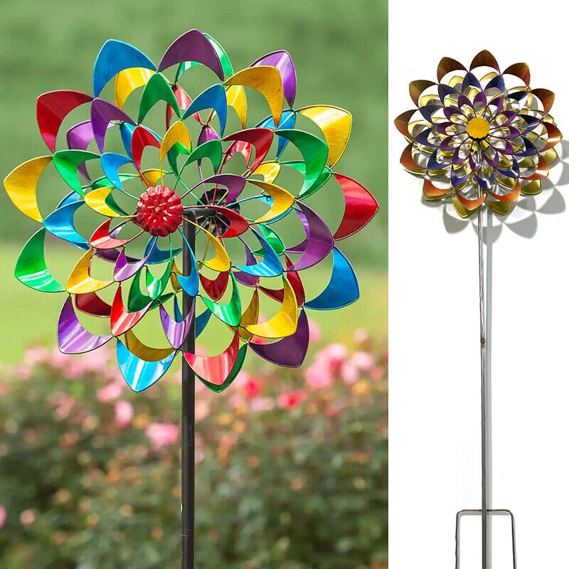 Handgemachte magische Blumen Windmühle