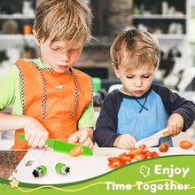 Lade das Bild in den Galerie-Viewer, Kindersicheres Bio-Küchenset nach Montessori inkl. 2x GRATIS Kinder-Schneidebrett
